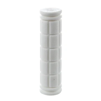 

Mountain Bike Grips screw handles handlebars Trekking Soft Rubber 1 pair White