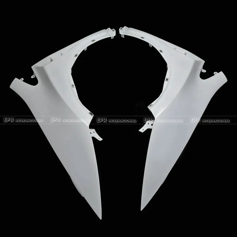 

Car Accessories For Civic FRP Fiber Glass Mugen Style Vented Front Fender Fiberglass Wheel Flare Body Kit 06-11 FN FK FN2 Type R