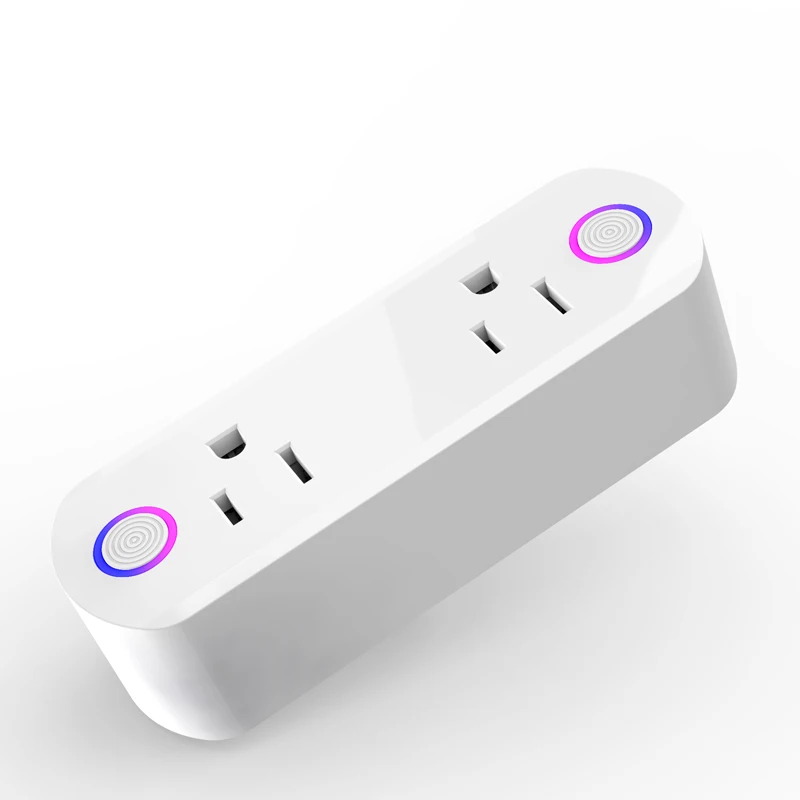 

1 pcs WiFi Power Socket US Smart WIFI Socket Wall Socket APP Remote Control Timing Plug Works With Alexa & Google Home & IFTTT
