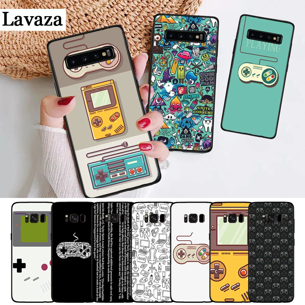 

Lavaza game controller Silicone Case for Samsung S6 Edge S7 S8 Plus S9 S10 S10e Note 8 9 M10 M20 M30