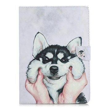 

Fashion Cartoon Case Cover For iPad Air Funda Cases PU Leather Stand Shell