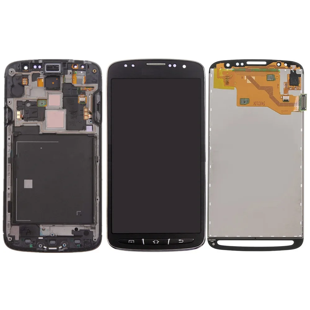 

For Samsung Galaxy S4 Active I537 I9295 LCD Screen and Digitizer Assembly With Front Frame Replacement!!(Black/White)