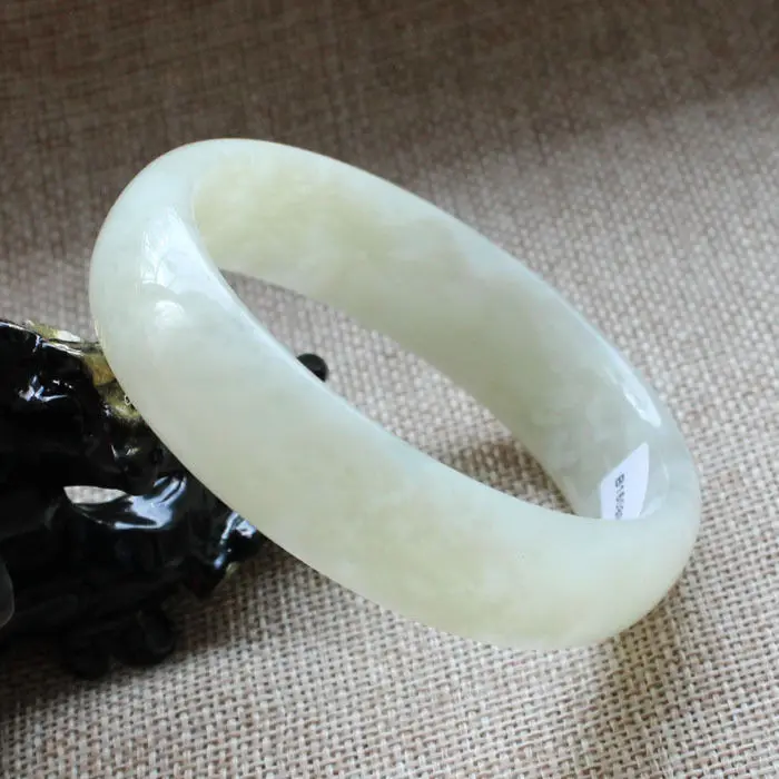 

60mm Chinese Certified Grade A Natural Green Xiu Jade Gems Bracelet Bangle 4770 28% 10.13