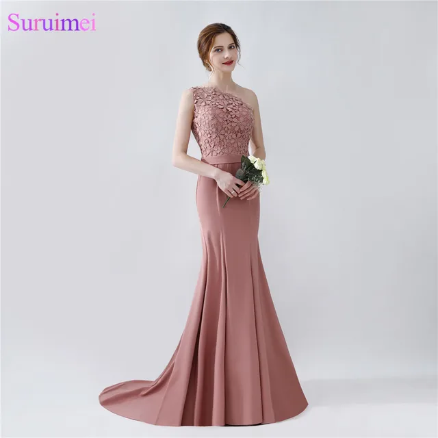 Brown Floor Length Bridesmaid Dresses
