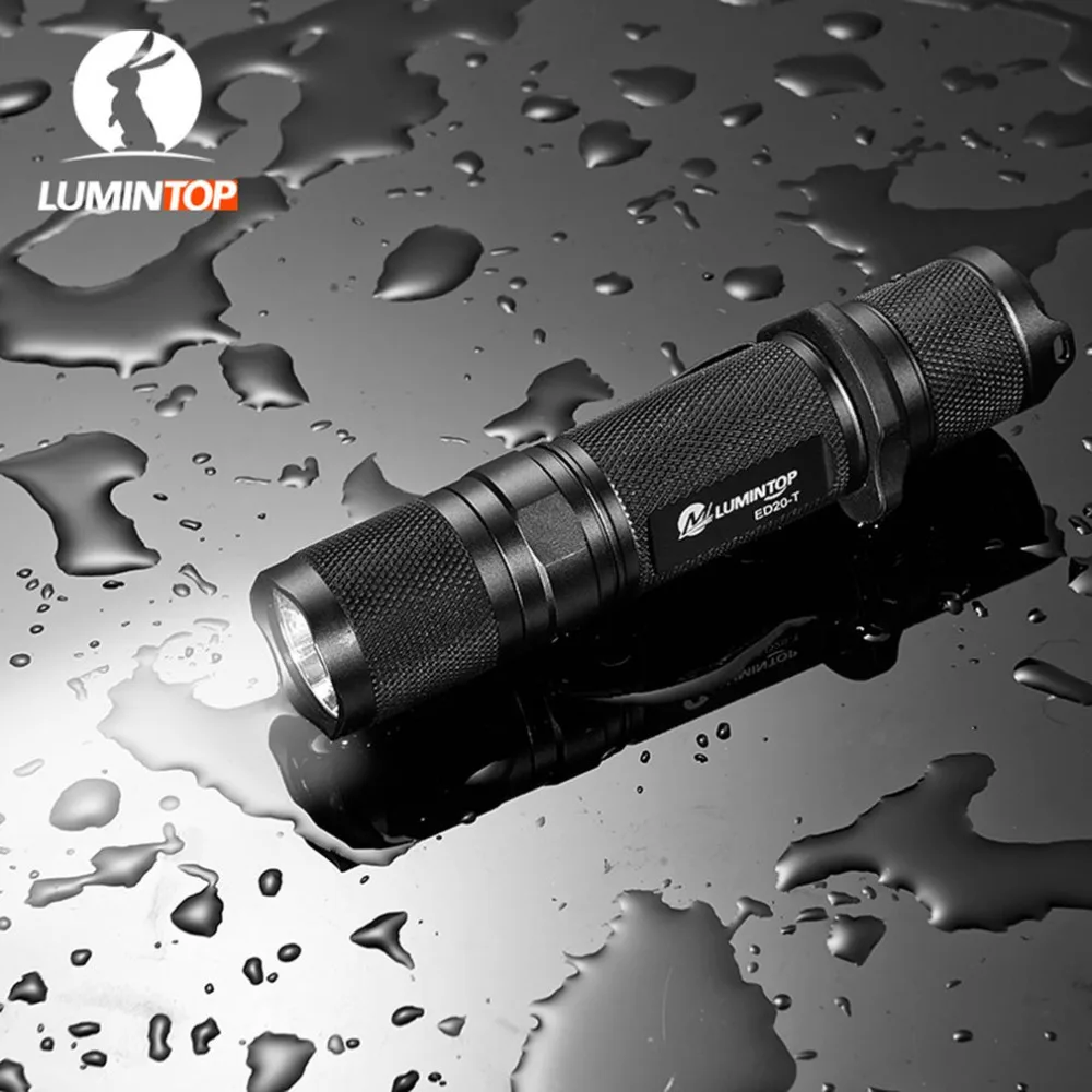 LUMINTOP Tactical Flashlight ED20 T Dual Switch Remote Mouse Tail XM L2