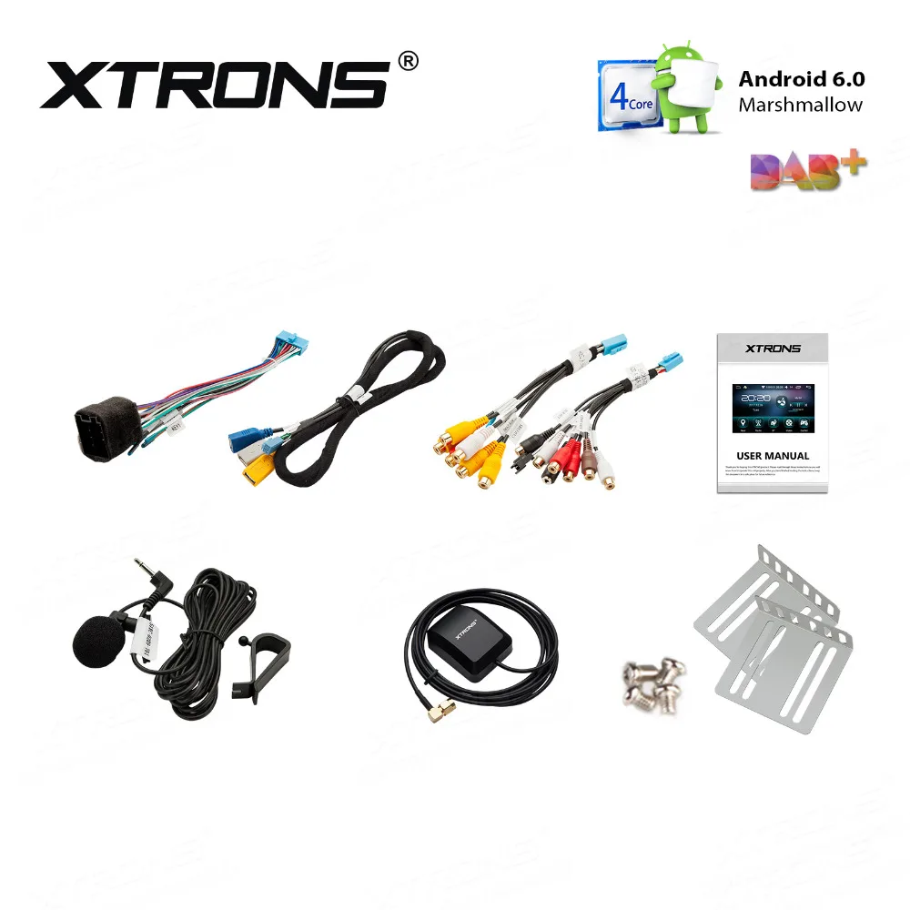 Discount XTRONS Universal 6.95" Digital Touch Screen Head unit Android Car Multimedia DVD Player Radio Stereos Steering wheel GPS RDS OBD 5