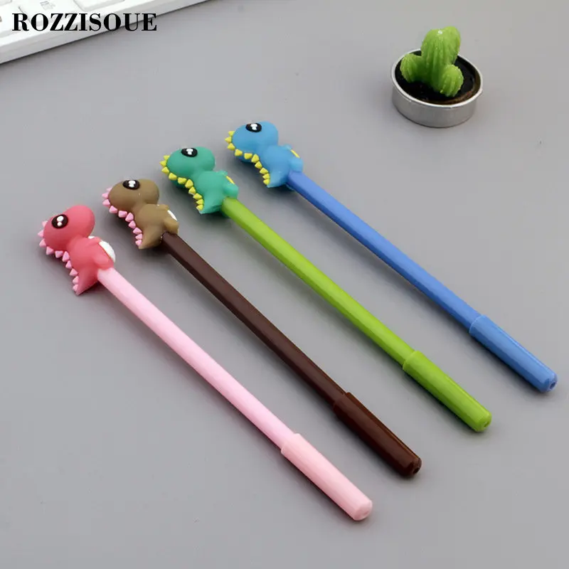 

0.5mm Kawaii Gel Pen Creativos Cartoon Cute Dinosaur Model Office Student Supplies Stationery Pen Christmas Gift