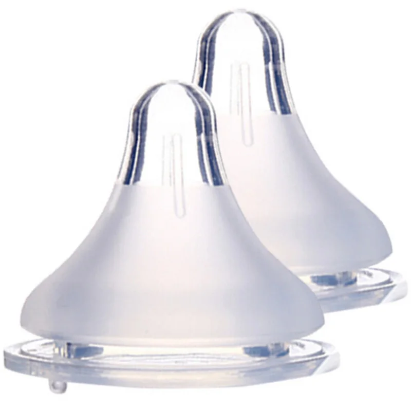 

Circular Hole Teat Silicone Wide Mouth Nipple Matte Thick Infant Baby Kids Teether Care Milk Feeding Bottle Pacifier