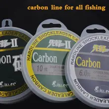 Tideliner 30 м 50 м 100 м фторуглеродная рыболовная леска 1,0-2,5 сильный черный углерод волокно рыболовная леска с коробкой рыболовные снасти