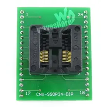 SSOP16 для DIP16# TSSOP16 Enplas IC программирования адаптер Тесты Burn в гнездо для SSOP16 посылка 0,65 мм шаг