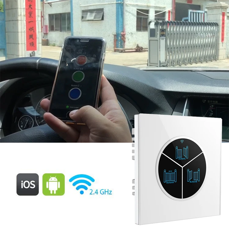 

Automatic remote control smart WiFi controlled sliding gate opener