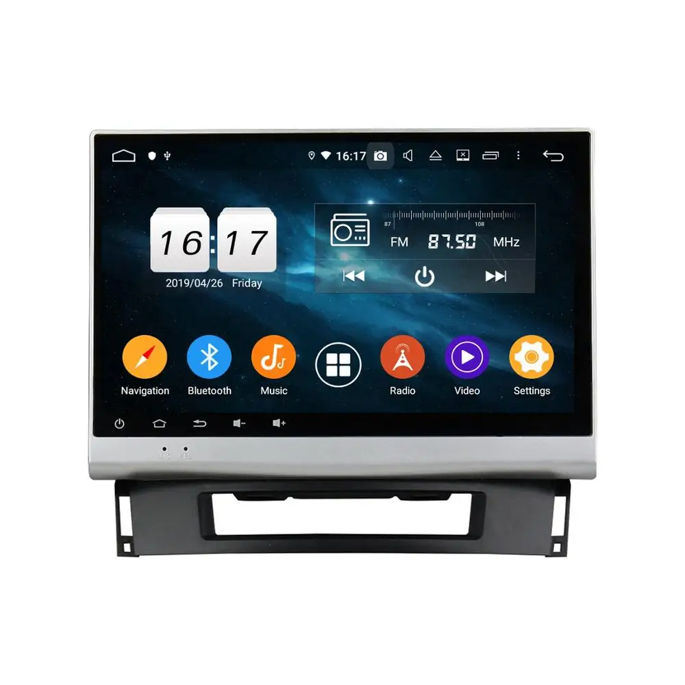 Автомобильный DVD плеер PX6 DSP 10 1 дюйма Android 4 Гб + 64 ГБ GPS Glonass Bluetooth 5 0 Wi Fi CarPlay для Opel Astra