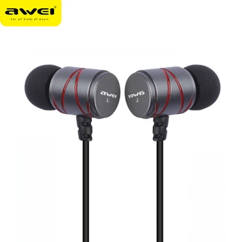 

Awei Q5i Metal Wired Laptop Earphone Computer Earbuds Stereo Headset Clean Sound With Mic Super Bass In-Ear For Online Learning
