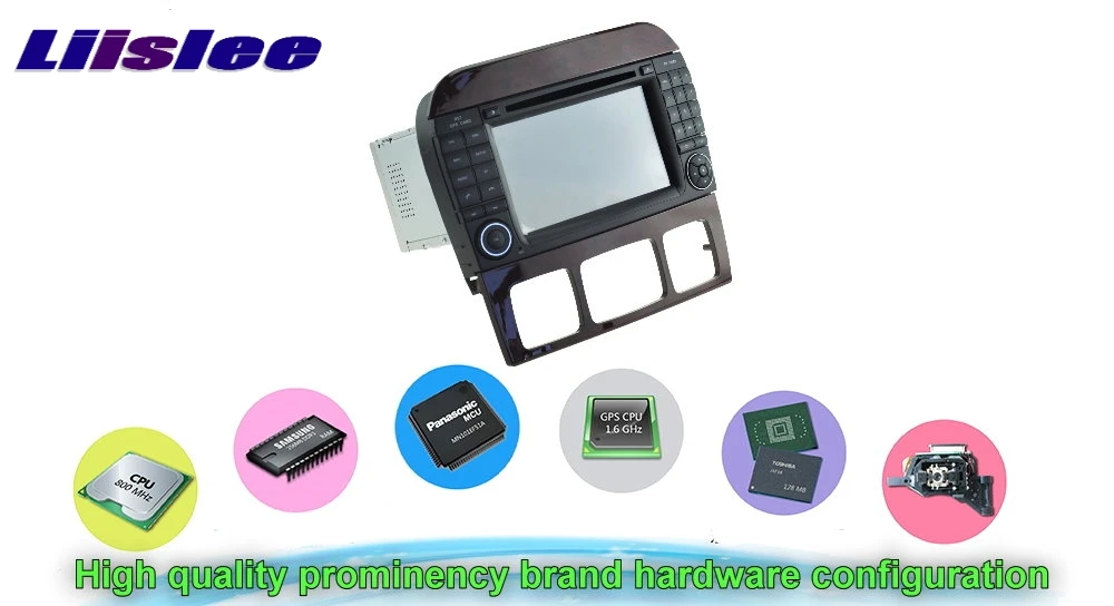 For Mercedes-Benz S W220 1998-2006  Car Multimedia TV DVD GPS Original Style Navigation Android  Advanced Navi Hardware configuration
