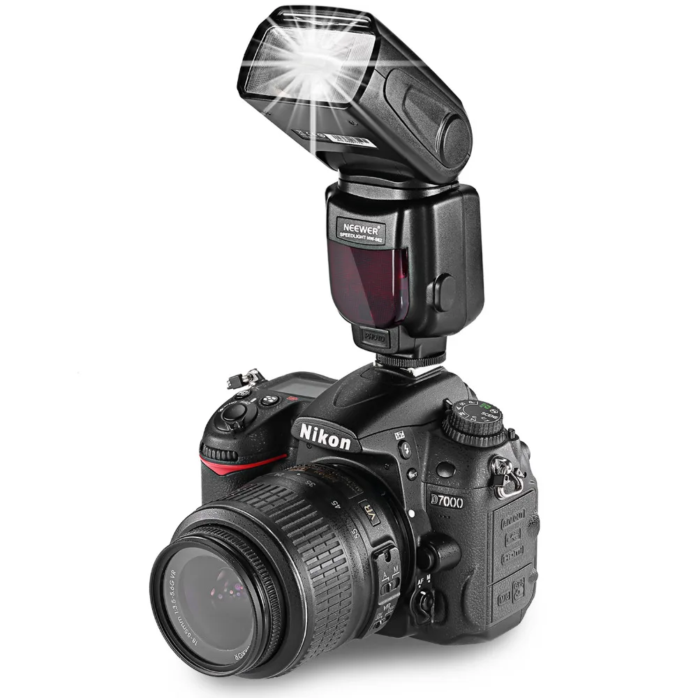 Neewer Two i TTL вспышка Speedlite для Nikon DSLR камеры D7200/D7100/D7000/D5200/D5100/D5000/D3000/D3100/D30 D3100 D300 D700