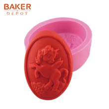 Бейкер мыла лампы в форме свечи fondant mold unicon Форма Мыло ручной работы инструмент украшение конфет, тортов формы DIY ремесло гипс гипсовая форма