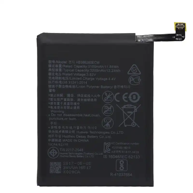 Batería de teléfono de repuesto HB386280ECW para Huawei honor 9 ...