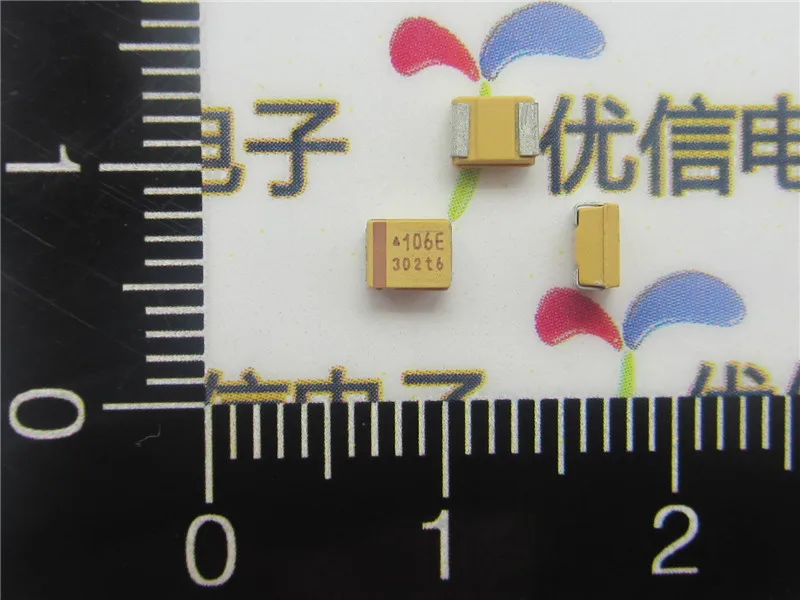 20 шт./лот высокое качество SMD Танталовый конденсатор 10 мкФ 3528 25V B Тип 20% танталовый