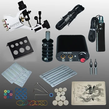 

YILONG Professional 1 Set 90-264V Complete Equipment Tattoo Machine Gun Power Supply Cord Kit Body Beauty DIY Tools 1001313kit