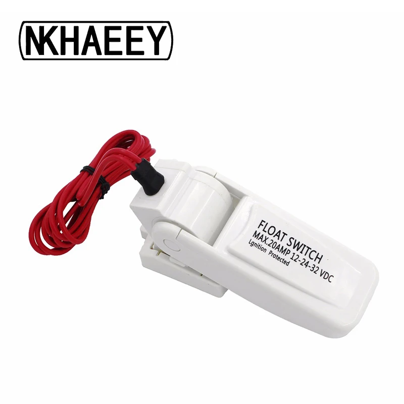 

Flow Sensor Automatic Electric Bilge Water Pump Float Switch DC Liquid Auto Toggle Level Controller 20 AMP 12-24-32 VDC