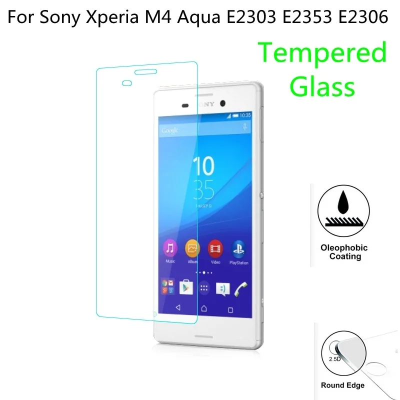Высококачественное Закаленное стекло для Sony Xperia M4 Aqua Dual E2303 E2333 E2353 E 2303 2333 2353
