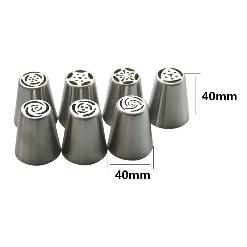 SHENHONG 13PCS Pastry Nozzles And Coupler Icing Piping Tips Sets Stainless Steel Rose Cream Bakeware Cupcake Cake Decorating - Image 2