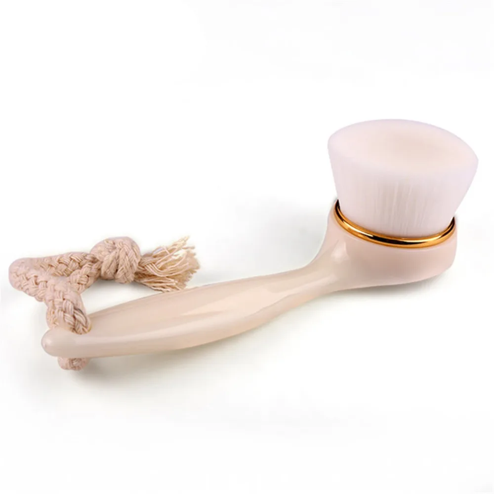 

Long handle Beauty Deep Cleansing Face Clean Soft Mild Fiber Wash Pore Facial Care Brush