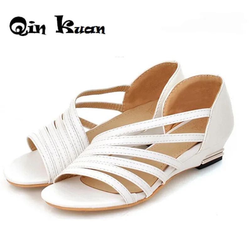 Loslandifen Women Sandal Cut outs Ladies Shoes Open Toe Student Sandal