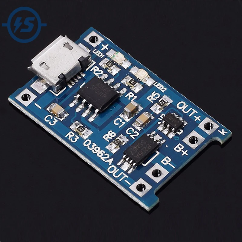 TP4056 TENSTAR робот зарядное устройство Модуль + USB Micro 18650 литиевая батарея Защитная