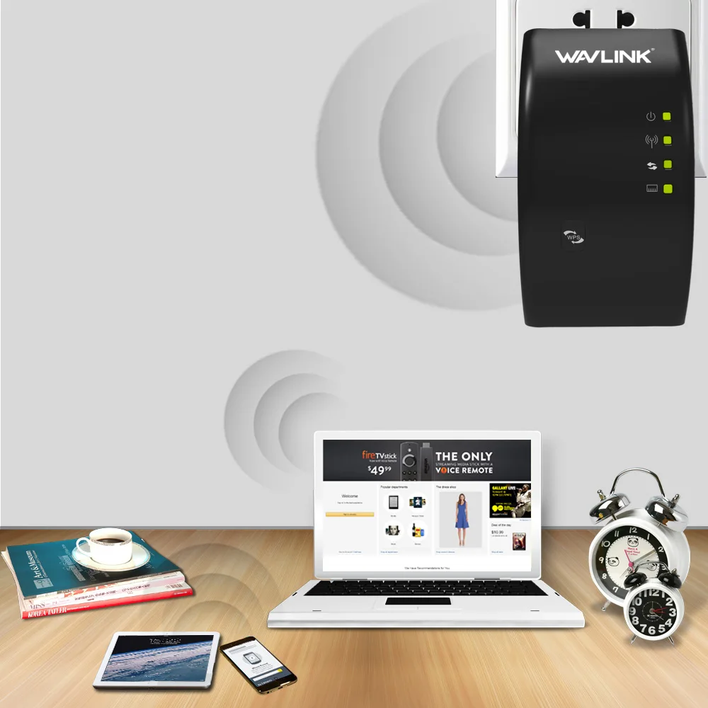 Wavlink беспроводной Wifi удлинитель 300 Мбит/с ретранслятор 802.11b/g/n 2 4G сетевая антенна