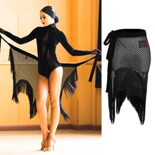 Костюм для латинских выступлений, танца с кисточками, треугольное полотенце, сексуальный костюм Chacha, женская одежда для тренировок, юбки, одежда для танго, DWY678