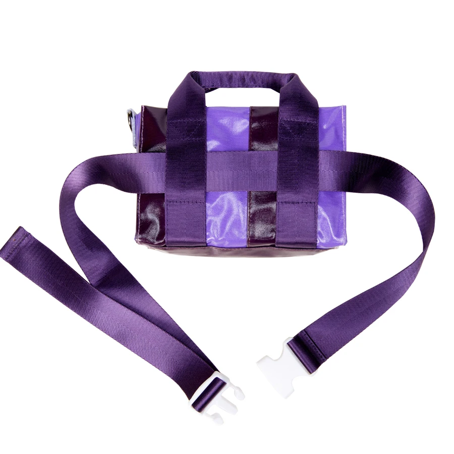Новинка, оригинальные фиолетовые холщовые сумки-мессенджеры, также как поясные сумки для женщин в отпуске серии(FUN KIK
