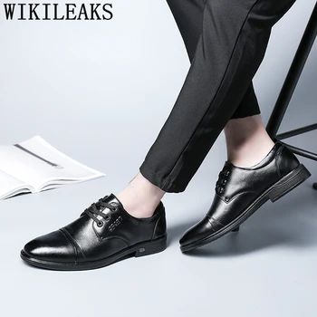 

Wikileaks Shoes Men Formal Men Business Shoes Coiffeur Men Dress Shoes Leather Zapatos De Vestir Para Hombre Herren Schuhe Bona