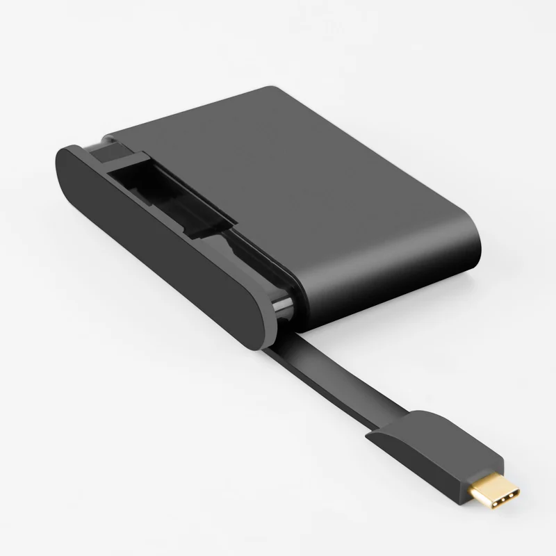 USB C концентратор 3 0 Type (Совместимость с Thunderbolt 3) адаптер 4 Поддержка OTG совместимый