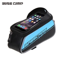for iPhone 8 7 6s Plus Sport Mountain Bike Bicycle Waterproof Touch Screen Bags Panniers Front Frame Road Cycling Phone Bag