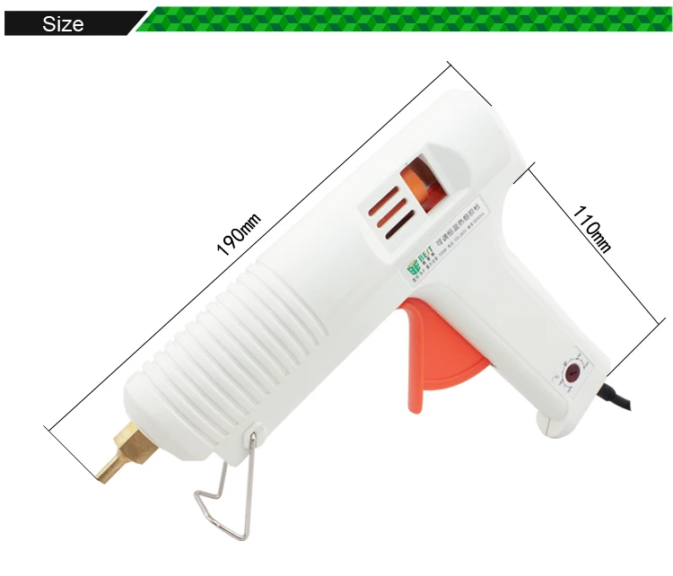 100W Hot Melt Glue Gun Adjustable Temperature Repair 100V 240V Ceramic