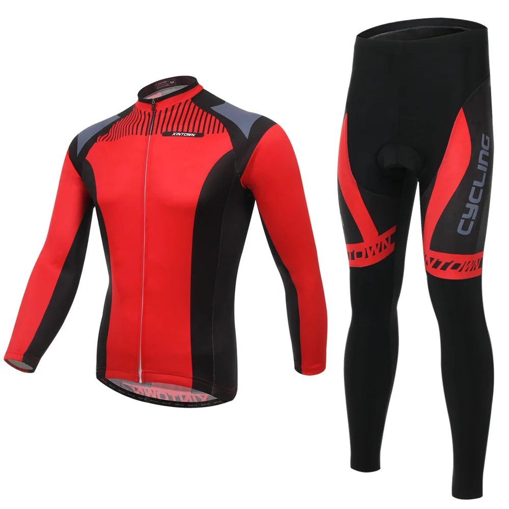 

BOODUN Red Sickle Riding Long Sleeve Bicycle Serve Catch Down Windbreak Keep Warm Function Underwear