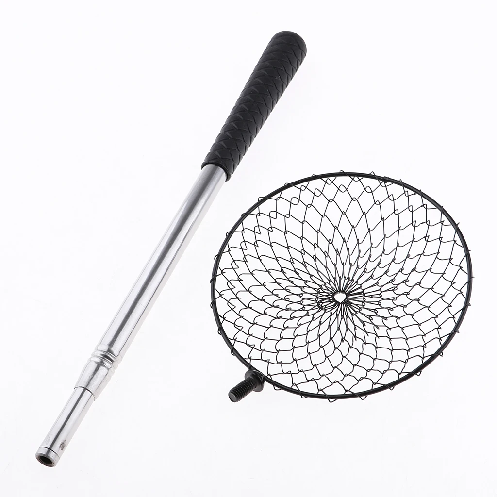 Folding Fishing Dip Net Handle Pole Bar Shaft Rod Grip For Landing Net Catch and Release Net