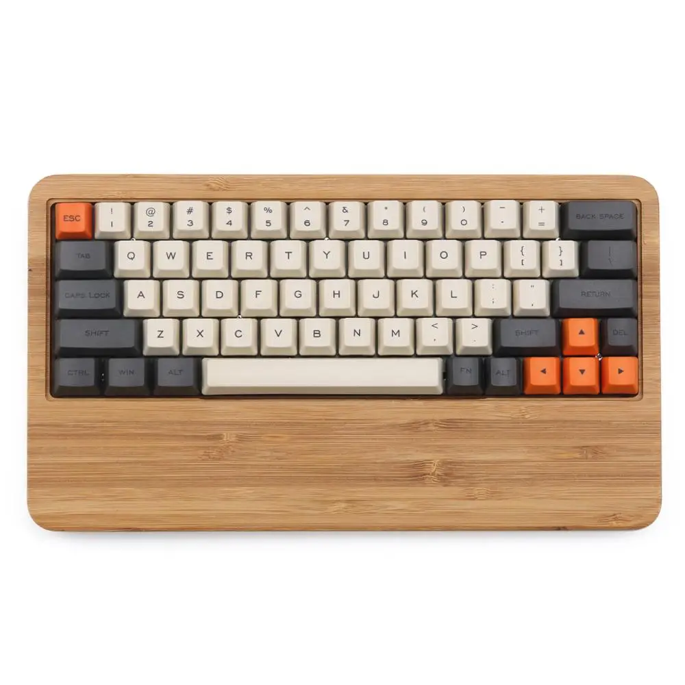 УГЛЕРОДНЫЙ краситель субкровать OEM колпачки для GK64 макет cherry mx механическая