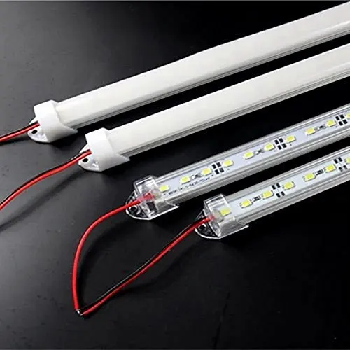 

5 pcs 50 cm DC12V SMD 5630 / 5730 LED strip LED light bar + lid of the rigid PC LED light tube bar white hot / cold white