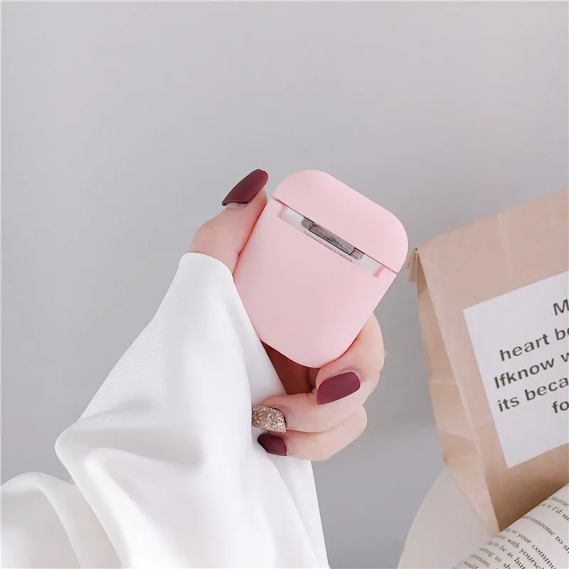 Case For Airpods 2 1 Love Heart PC Bluetooth Wireless Earphone Protective Cover For Apple Airpods Air pod Charging Box Cute Case