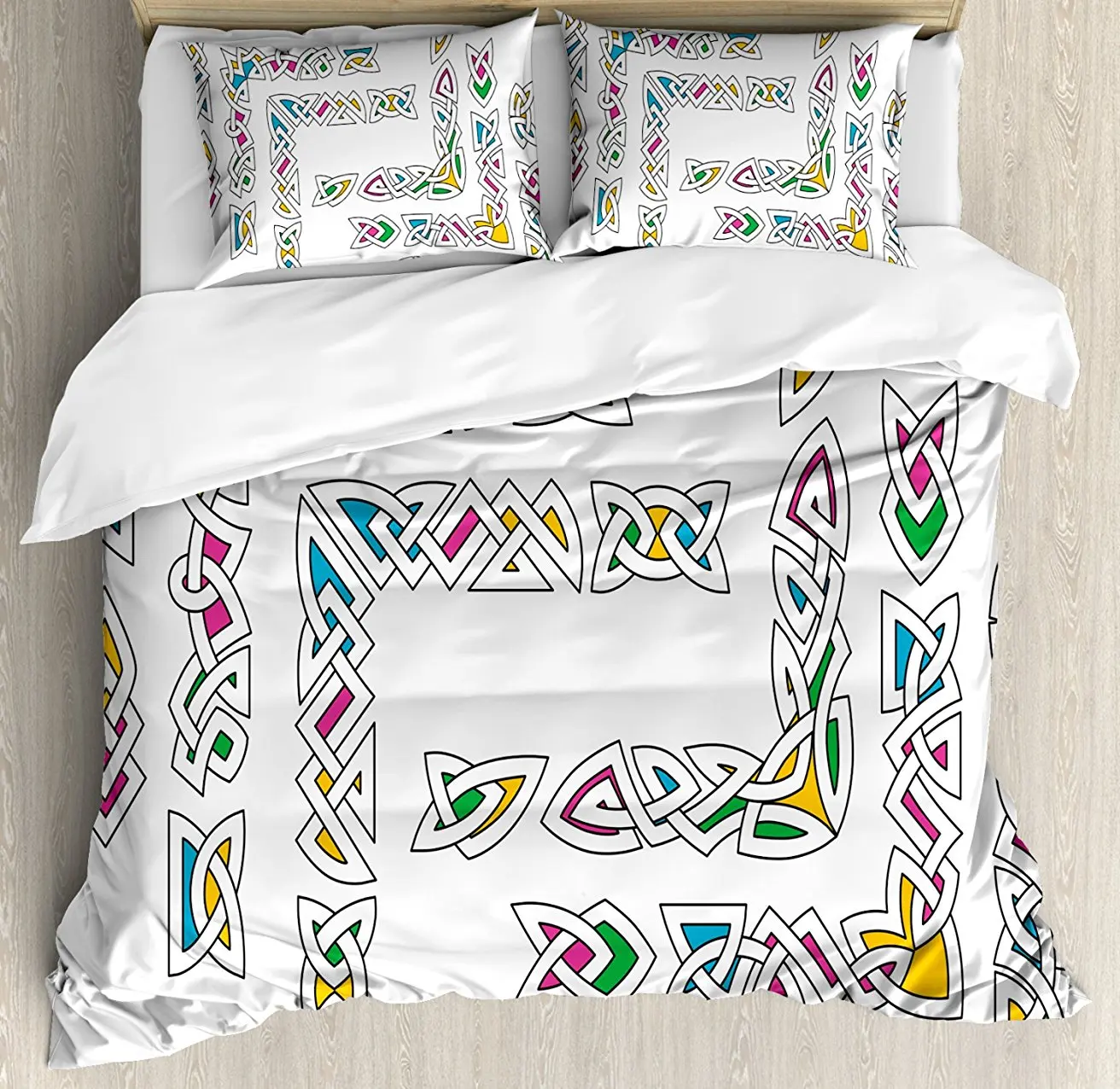 Buy Irish Duvet Cover Set Celtic Ornament Patterns Set