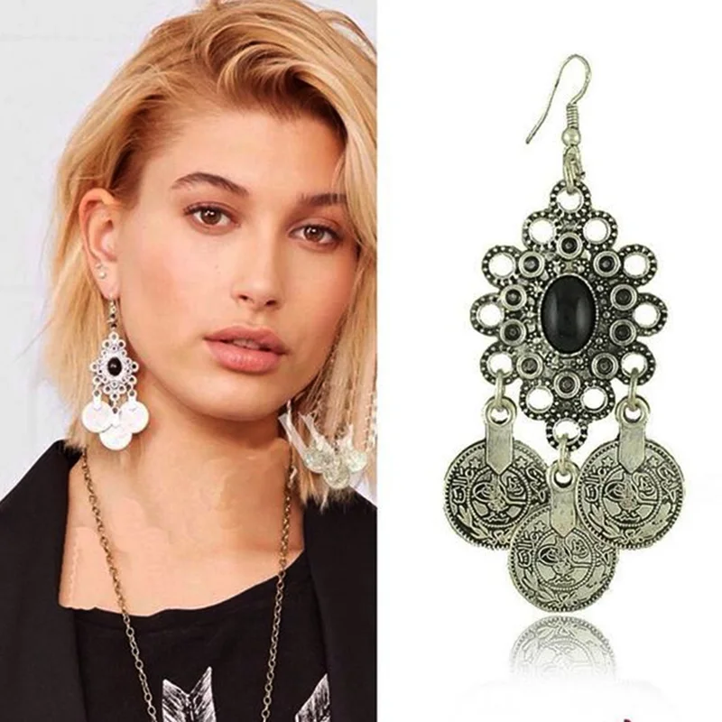 From India 2016 Retro Plating Ancient font b Silver b font Tassel Indian Jewelry font b