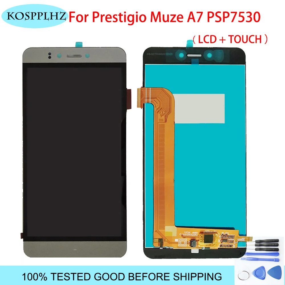 ЖК дисплей 5 3 дюйма для Prestigio Muze A7 PSP 7530DUO 7530 DUO и сменный сенсорный экран в сборе с