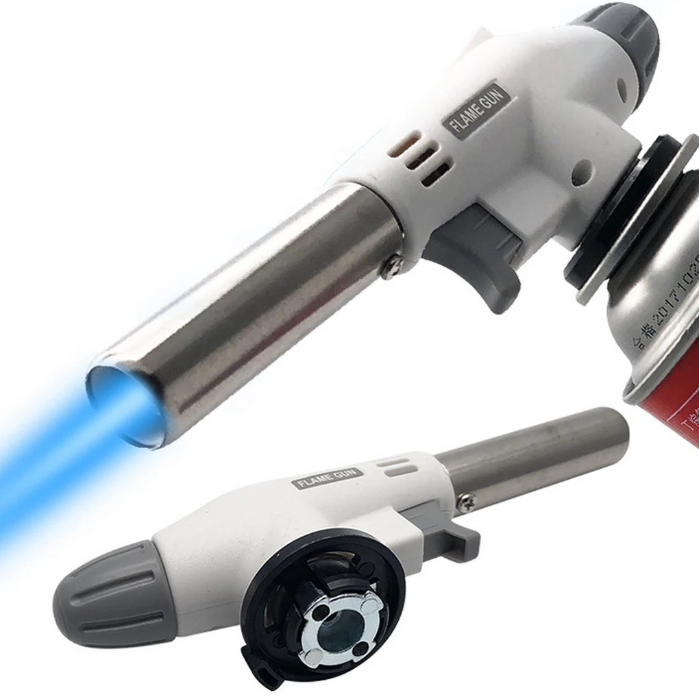 

Outdoor Camping Portable Metal Flame Gas Torch Fire Maker Butane Jet Lighter Burner