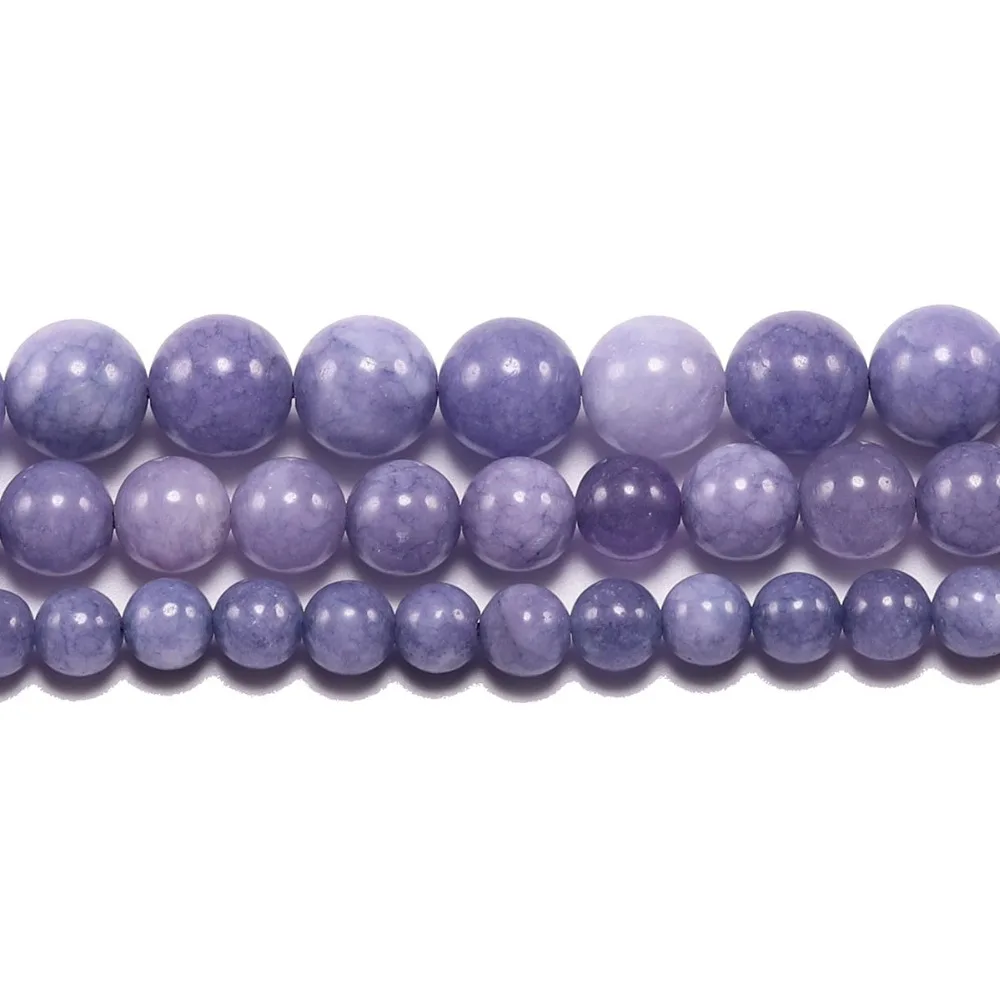 Perles Rondes En Aigue-marine Naturelle - Tailles 4mm, 6mm, 8mm, 12mm, Pour Création Bijoux