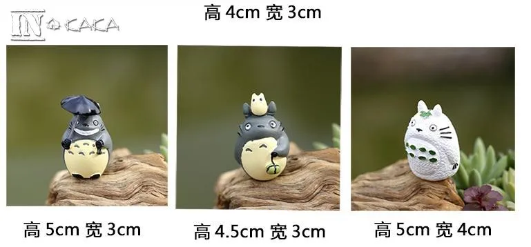 Micro Fairy Garden Figurines Miniature Desktop Decoration Terrarium Succulents Anime My Neighbor Totoro Action Figures Gift DIY