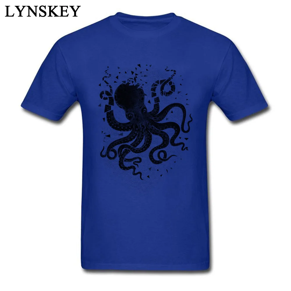 Funny 3D Printed Tops Shirt The Deep Summer/Fall Short Sleeve Pure Cotton Crewneck Boy T-Shirt 3D Printed Sweatshirts The Deep blue