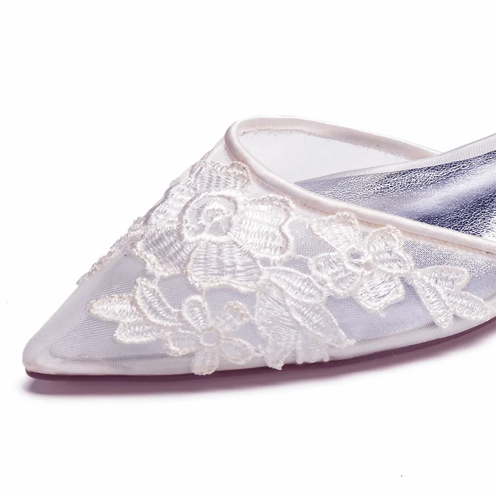 White mesh shoes