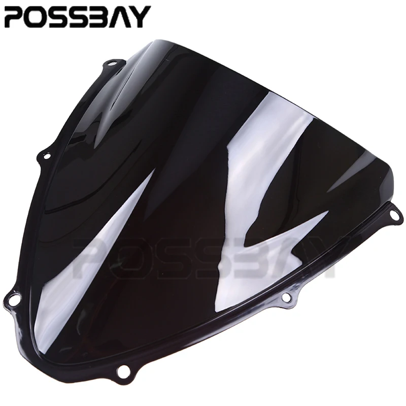 

Motorcycle Windshield Windscreen Double Bubble Bike Wind Deflector Scooter Windscreen For Suzuki GSXR 600 GSXR 750 K6 2006-2007
